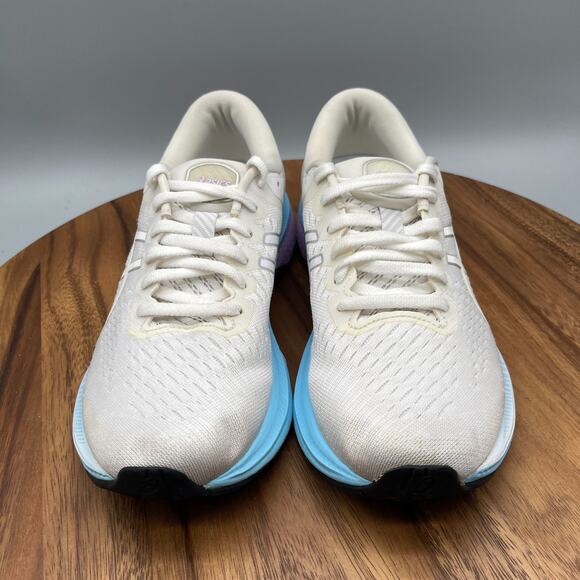 Asics Gel Kayano 27 Shoes Womens Size 8 White Running Comfort Walking Sneakers - Picture 2 of 8